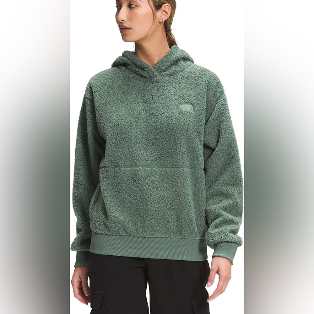 THE NORTH FACE DUNRAVEN SHERPA PULLOVER HOODIE